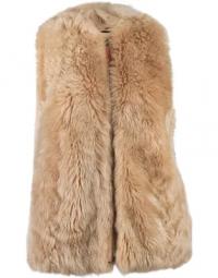 Pre-owned Shearling Sleeveless Jacket