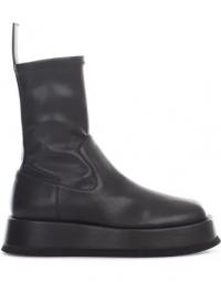 Eco Leather Black Low Boot