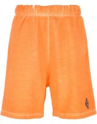 Orange Cotton Bermuda Shorts