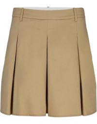 Co;couture Wendy Pleat Skirt Nederdele 34021 Khaki