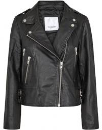Cocouture Phoebe Leather Biker Jacket Jakker 30072 Black