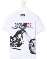 Motorcykelprint T-shirt