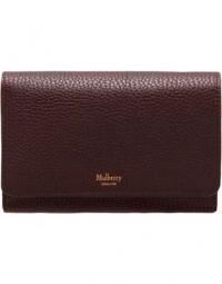 Medium Continental French Wallet, Oxblood