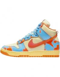 Acid Wash Dunk High Sneakers