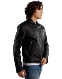 Black lamb leather jacket