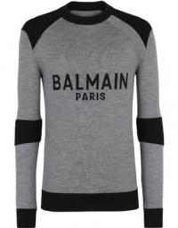 Balmain Sweaters Grey